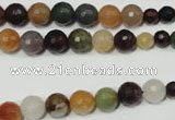 CRO723 15.5 inches 6mm – 14mm faceted round mixed candy jade beads