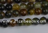 CRO900 15.5 inches 4mm round golden pietersite beads wholesale