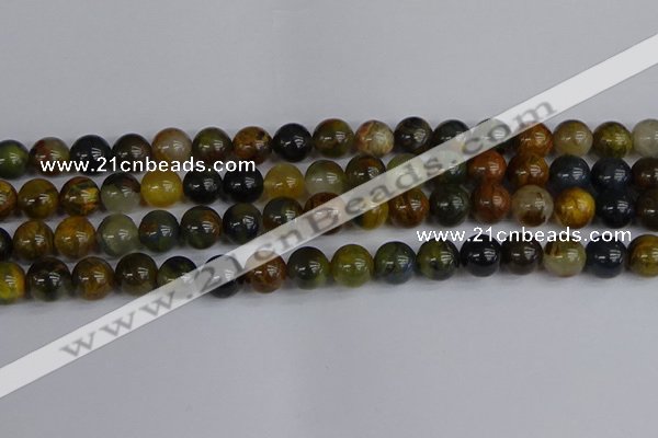 CRO904 15.5 inches 12mm round golden pietersite beads wholesale