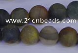 CRO913 15.5 inches 10mm round matte golden pietersite beads