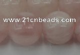 CRQ676 15.5 inches 16mm round rose quartz beads wholesale