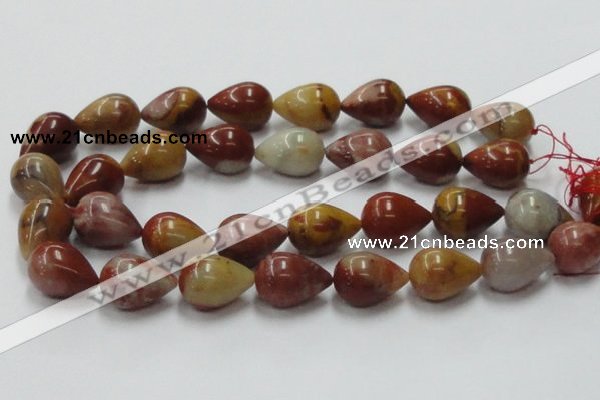 CRS08 15.5 inches 18*25mm teardrop rainbow stone beads wholesale