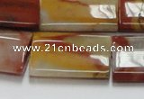 CRS25 15.5 inches 22*30mm flat column rainbow stone beads wholesale