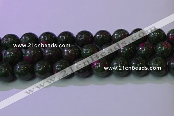 CRZ1115 15.5 inches 14mm round imitation ruby zoisite beads wholesale
