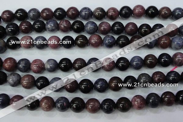 CRZ503 15.5 inches 10mm round natural ruby sapphire beads