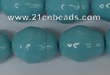 CSB132 15.5 inches 18*22mm nuggets shell pearl beads wholesale