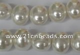 CSB135 15.5 inches 12*15mm – 13*16mm oval shell pearl beads