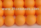 CSB1424 15.5 inches 12mm matte round shell pearl beads wholesale