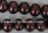 CSB149 15.5 inches 12*15mm – 13*16mm oval shell pearl beads