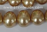 CSB165 15.5 inches 15*18mm – 16*19mm oval shell pearl beads