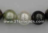 CSB396 15.5 inches 16mm round mixed color shell pearl beads
