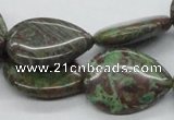 CSD12 15.5 inches 18*25mm flat teardrop dyed stripe jasper gemstone beads