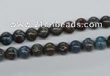 CSD36 15.5 inches 6mm round dyed stripe jasper gemstone beads