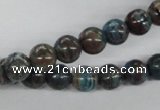 CSD37 15.5 inches 8mm round dyed stripe jasper gemstone beads