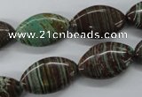 CSD82 15.5 inches 12*20mm marquise dyed stripe jasper gemstone beads