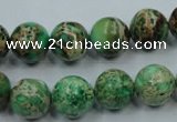 CSE224 15.5 inches 20mm round dyed natural sea sediment jasper beads