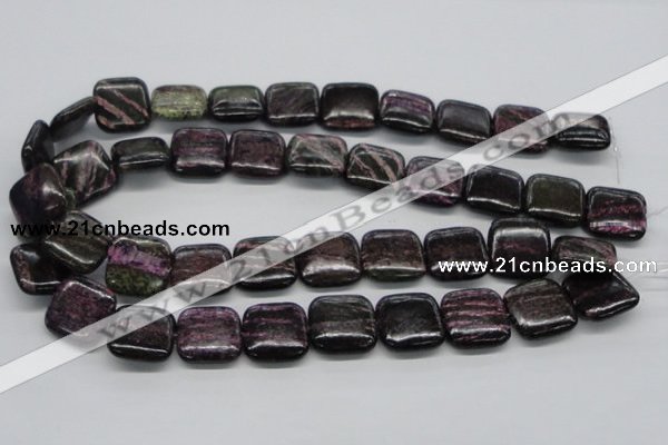 CSG60 15.5 inches 20*20mm square long spar gemstone beads wholesale