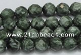 CSH07 15.5 inches 10mm faceted round natural seraphinite beads