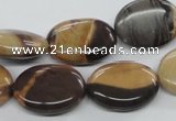 CSN07 15.5 inches 15*20mm oval new snake skin jasper beads