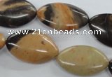 CSN11 15.5 inches 15*25mm marquise new snake skin jasper beads
