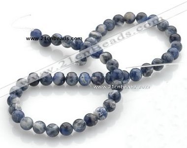 CSO01 16 inches 8mm round sodalite gemstone beads wholesale