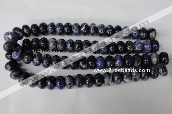 CSO53 15.5 inches 12*18mm rondelle sodalite gemstone beads