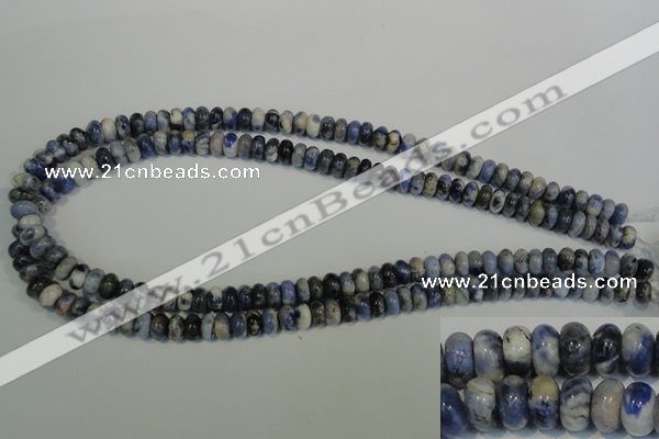 CSO62 15.5 inches 5*8mm rondelle sodalite gemstone beads wholesale