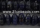 CSO654 15.5 inches 7*12mm rondelle sodalite gemstone beads