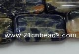 CSO794 15.5 inches 20*30mm rectangle orange sodalite beads