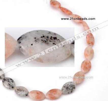 CSS05 13*18mm marquise natural indian sunstone beads Wholesale