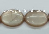 CSS206 15.5 inches 18*25mm oval natural sunstone beads