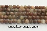 CSS777 15.5 inches 10mm round sunstone gemstone beads wholesale