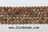 CSS785 15.5 inches 8mm round sunstone gemstone beads wholesale