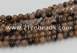CST01 15.5 inches 4mm round staurolite gemstone beads wholesale