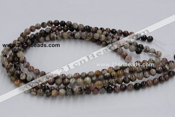 CST03 15.5 inches 8mm round staurolite gemstone beads wholesale