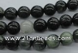 CSW102 15.5 inches 8mm round seaweed quartz beads wholesale