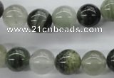 CSW103 15.5 inches 10mm round seaweed quartz beads wholesale