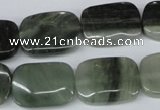 CSW143 15.5 inches 13*18mm rectangle seaweed quartz beads wholesale