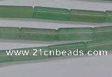CTB326 15.5 inches 4*13mm tube green aventurine beads wholesale