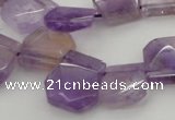 CTD316 Top drilled 15*18mm - 18*20mm faceted freeform ametrine beads