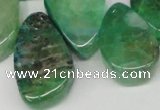 CTD688 Top drilled 18*25mm - 28*40mm freeform agate gemstone beads