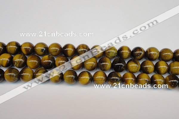 CTE1312 15.5 inches 10mm round B grade yellow tiger eye beads