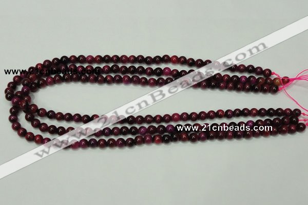 CTE135 15.5 inches 6mm round dyed tiger eye gemstone beads