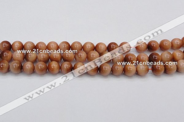 CTE1652 15.5 inches 8mm round sun orange tiger eye beads