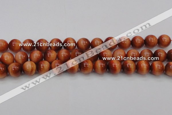CTE1667 15.5 inches 18mm round sun orange tiger eye beads