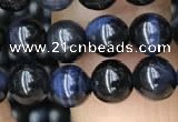 CTE2029 15.5 inches 6mm round blue tiger eye gemstone beads