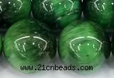 CTE2407 15 inches 12mm round green tiger eye beads