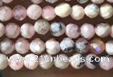 CTG1080 15.5 inches 2mm faceted round tiny rhodochrosite beads