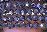 CTG1196 15.5 inches 3mm faceted round tiny terahertz gemstone beads