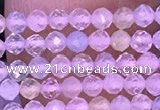 CTG1300 15.5 inches 2mm faceted round morganite gemstone beads